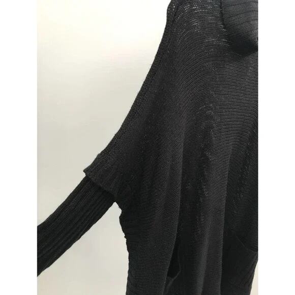Cloth by Design Women's Turtleneck Poncho Sweater XS Extra Small Black NWT - Picture 5 of 7